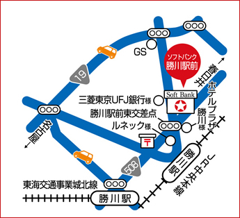 地図 勝川駅前店
